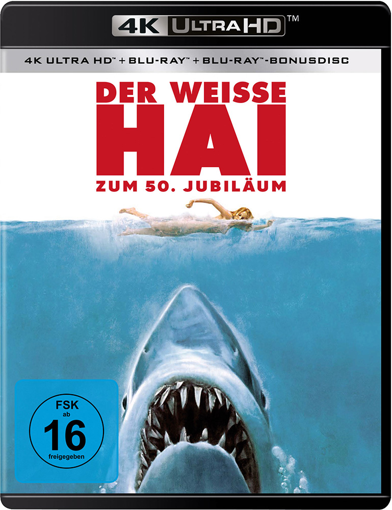 Der weiße Hai (4K UHD+2Blu-Rays) - 50th Anniversary