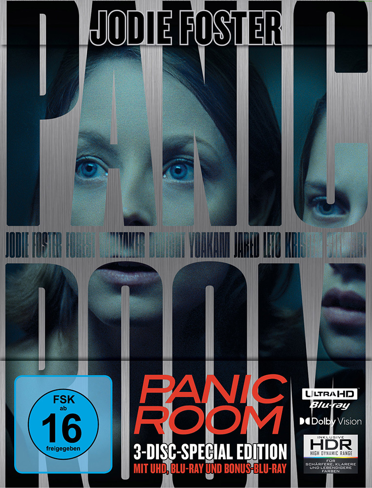 Panic Room (4K UHD+Blu-Ray) (3Discs) - Steelbook - Limited Edition