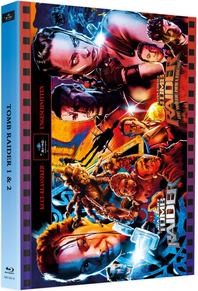 Tomb Raider 1+2 (2Blu-Ray) - Mediabook - Limited 250 Edition - Astro Design