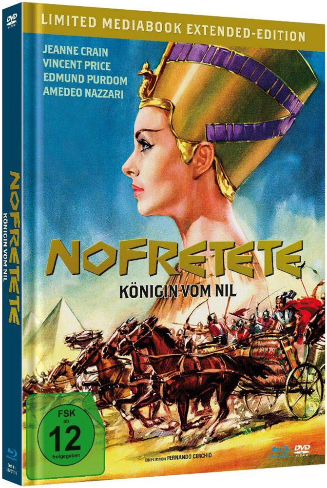 Nofretete - Königin vom Nil (Blu-Ray+DVD) - Mediabook - Kino- & Langfassung Nofretete - Königin vom Nil (Blu-Ray+DVD) - Mediabook - Kino- & Langfassung