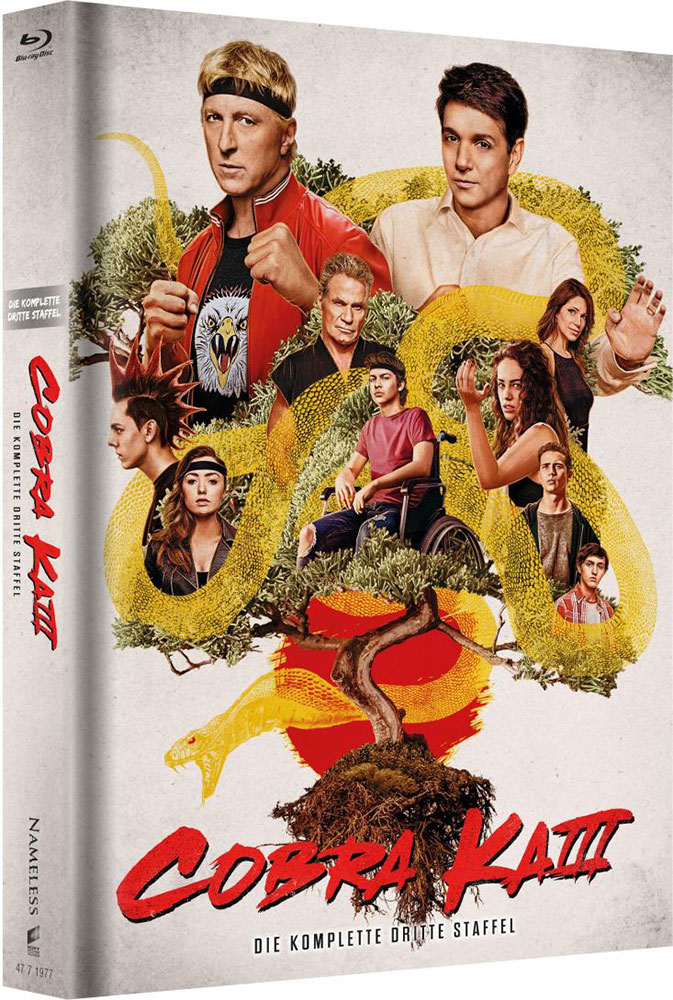 Cobra Kai - Season 3 - Cover A - Mediabook - (2Blu-Ray+2DVD) - Limited 444 Edition Cobra Kai - Season 3 - Cover A - Mediabook - (2Blu-Ray+2DVD) - Limited 444 Edition