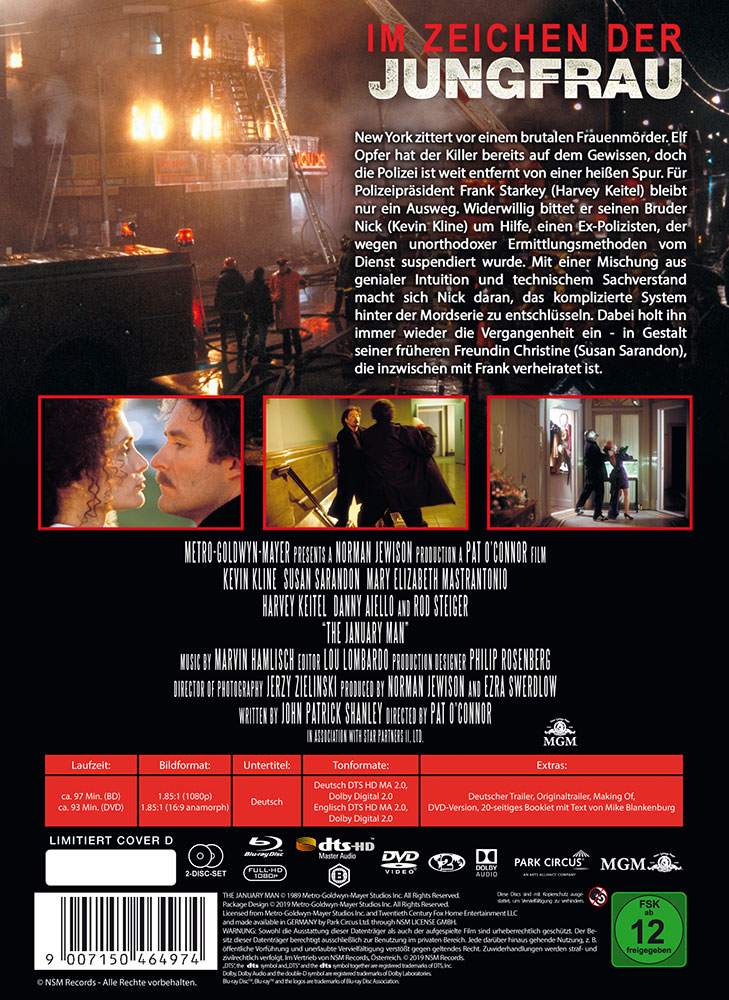 Im Zeichen der Jungfrau (Blu-Ray+DVD) - Cover D - Mediabook - Limited 111 Edition - Uncut