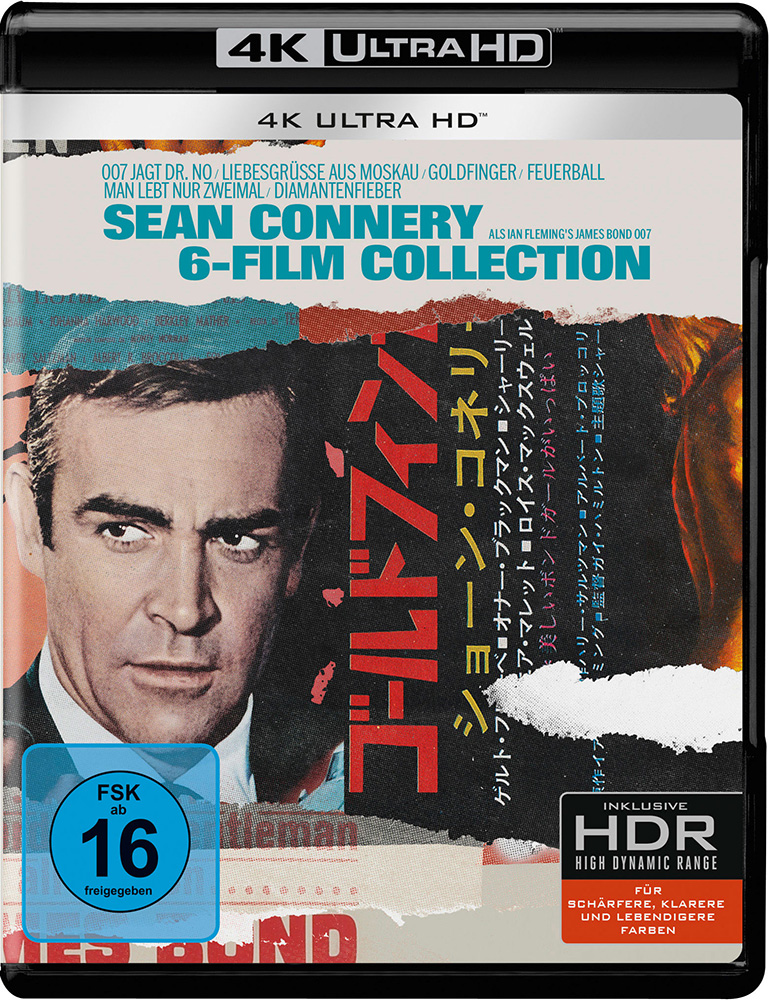 James Bond: Sean Connery 6Film Collection (4K UHD) (6Discs)