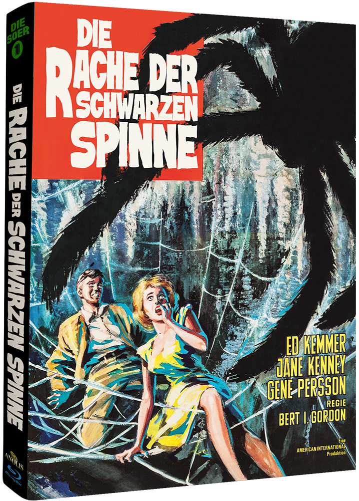 Die Rache der schwarzen Spinne (s/w) (Blu-Ray) - Cover C - Mediabook - Limited Edition
