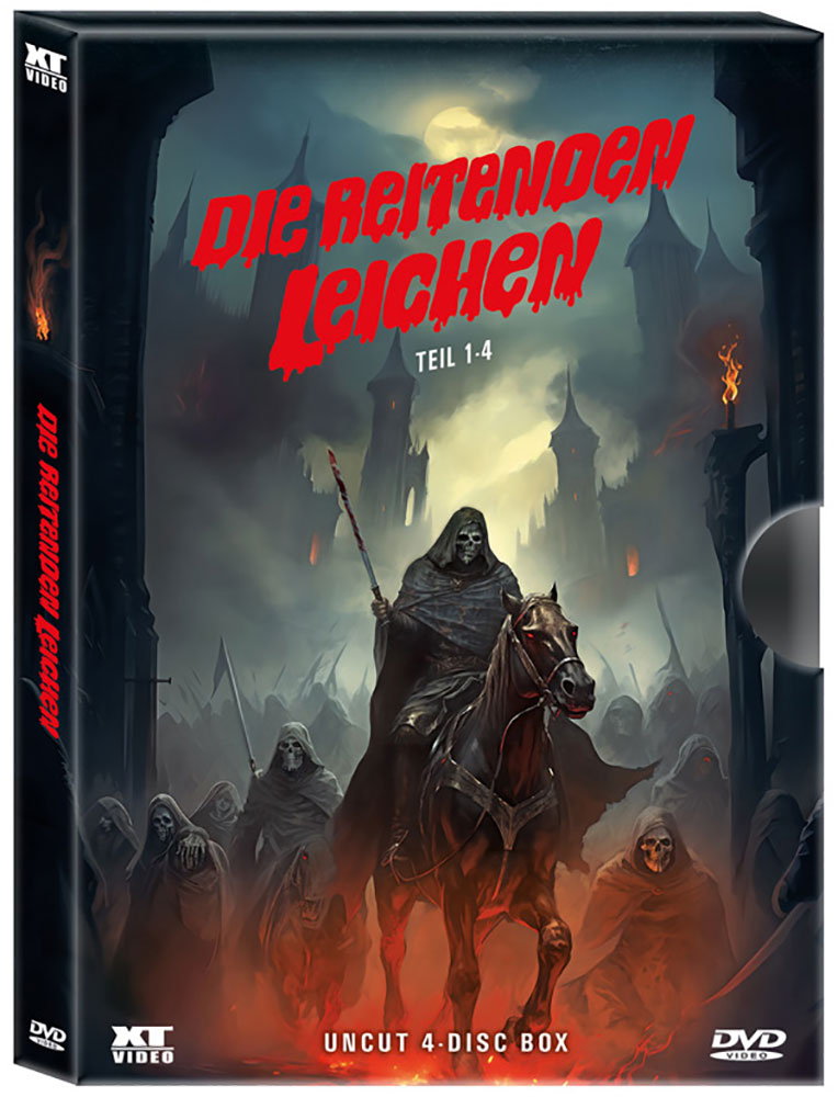 Die Reitenden Leichen - Teil 1-4 (4DVDs) - Remastered - Schuber - Uncut