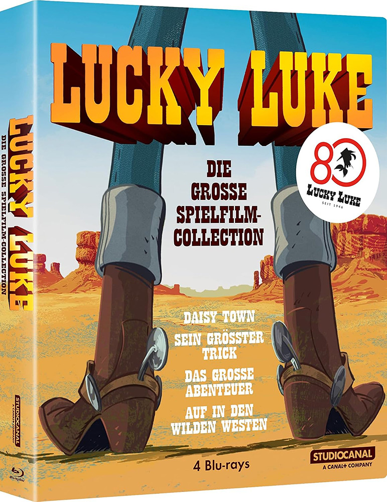 Lucky Luke: Die große Spielfilm-Collection (4 Blu-rays)
