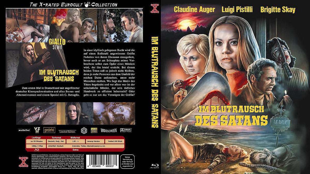 Im Blutrausch des Satans / Delirio di Sangue - Cover C - Mediabook (Blu-Ray) - Limited 100 Edition