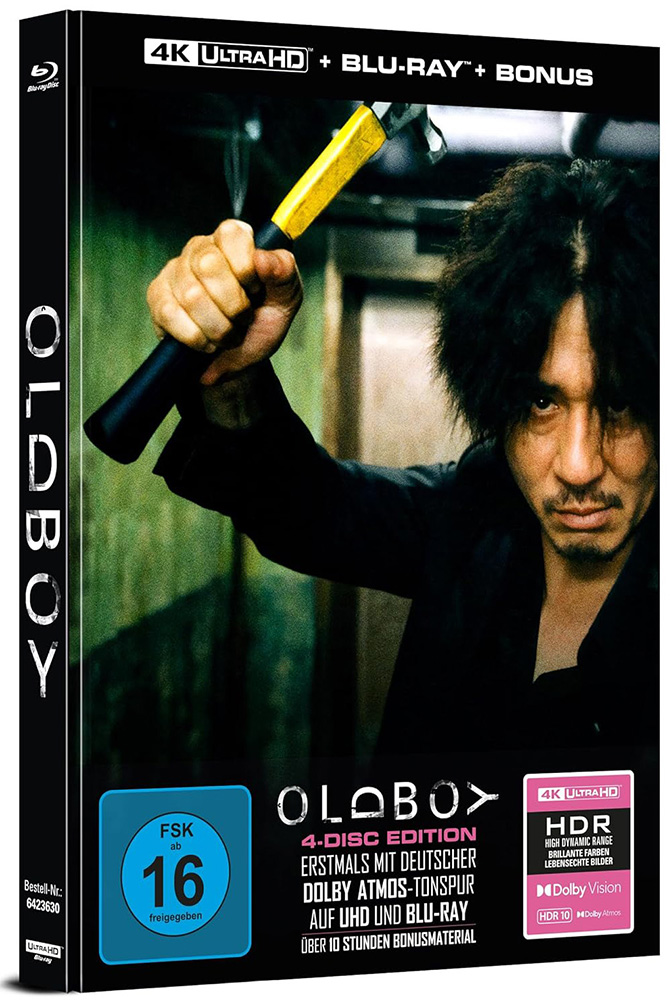 Oldboy (4K UHD+Blu-Ray) (4Discs) - Limited Mediabook Edition