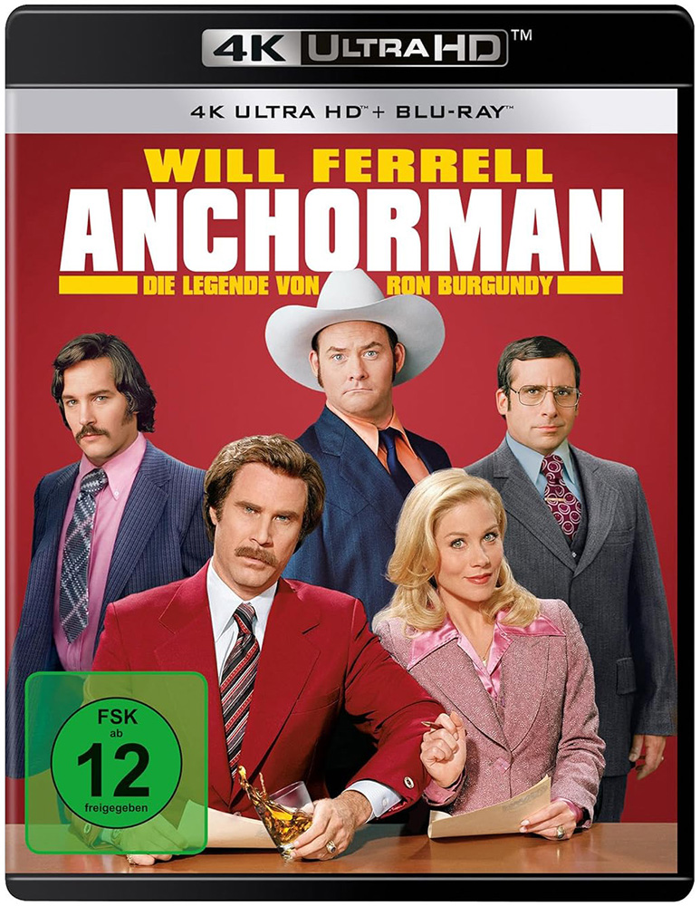 Anchorman - Die Legende von Ron Burgundy (4K UHD+Blu-Ray) Anchorman - Die Legende von Ron Burgundy (4K UHD+Blu-Ray)