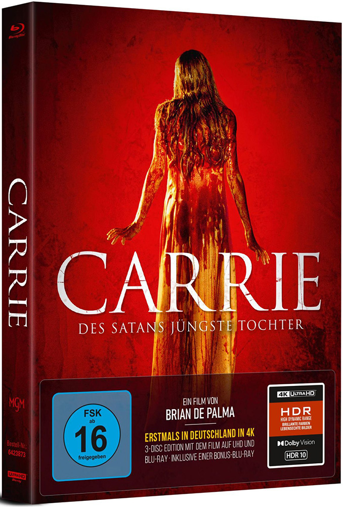 Carrie - Des Satans jüngste Tochter (4K UHD+Blu-Ray) (3Discs) - Mediabook - Limited Edition Carrie - Des Satans jüngste Tochter (4K UHD+Blu-Ray) (3Discs) - Mediabook - Limited Edition