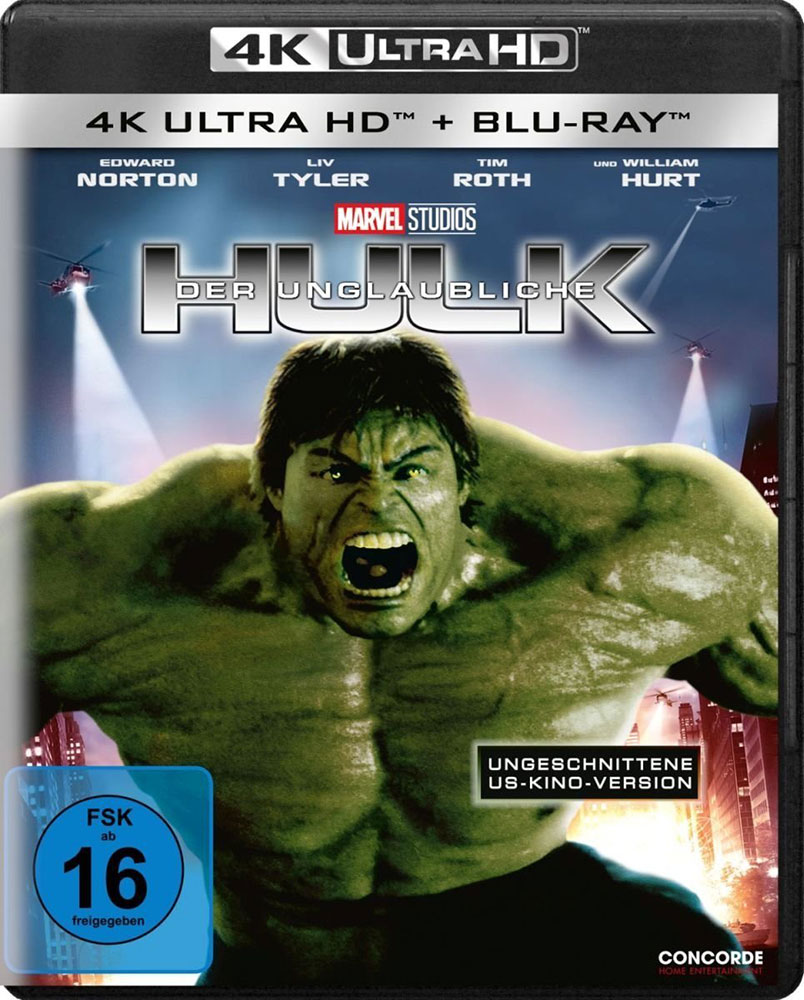 Der unglaubliche Hulk (4K UHD+Blu-Ray)
