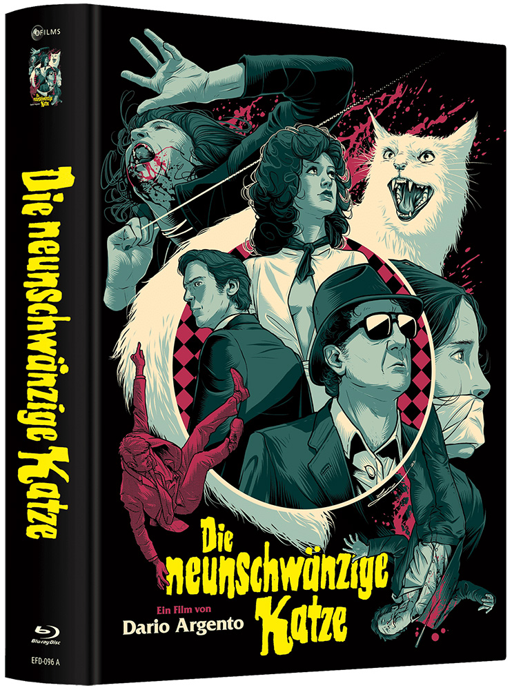 Die neunschwänzige Katze (Blu-Ray) (2Discs) - Cover A - Mediabook - Limited 222 Edition