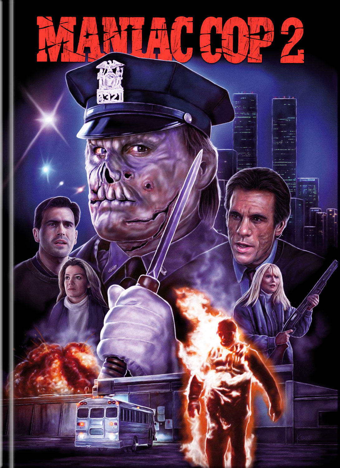 Maniac Cop 2 - Cover B - Mediabook (4K UHD+Blu-ray) - Limited 200 Edition - Uncut Maniac Cop 2 - Cover B - Mediabook (4K UHD+Blu-ray) - Limited 200 Edition - Uncut