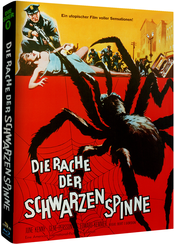 Die Rache der schwarzen Spinne (s/w) (Blu-Ray) - Cover A - Mediabook - Limited Edition