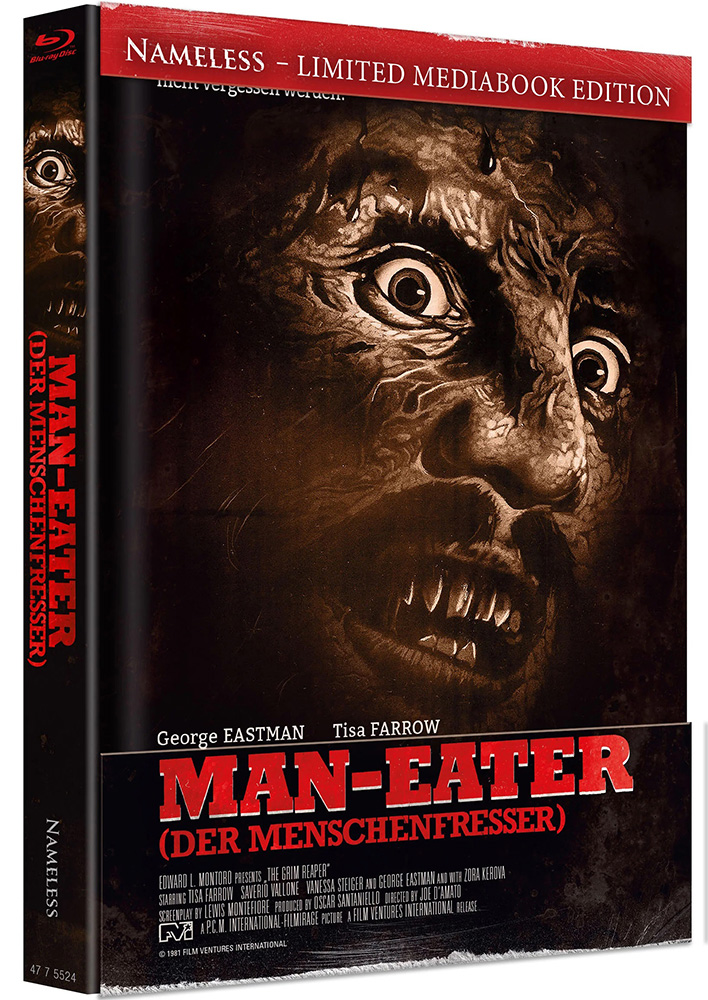 Man-Eater - Der Menschenfresser (Blu-Ray) (2Discs) - Cover B - Mediabook - Limited 500 Edition Man-Eater - Der Menschenfresser (Blu-Ray) (2Discs) - Cover B - Mediabook - Limited 500 Edition