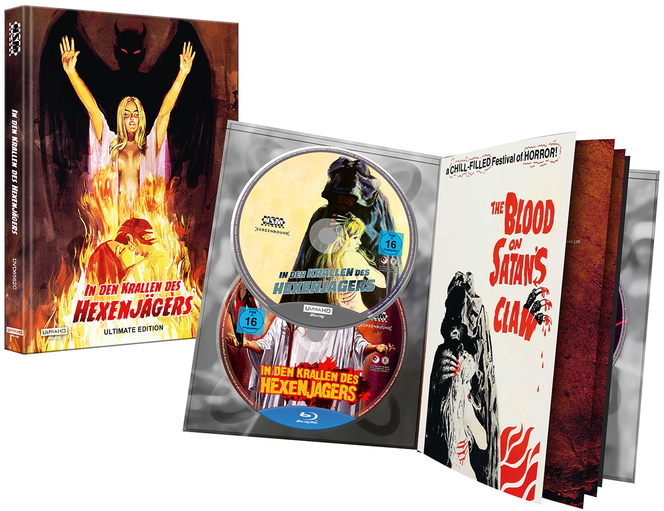 In den Krallen des Hexenjägers (4K UHD+Blu-Ray+DVD) - Cover C - Mediabook - Limited 222 Edition
