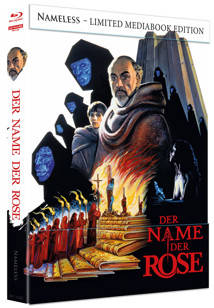 Der Name der Rose (4K UHD+Blu-ray) - Cover D - Mediabook - Limited 333 Edition