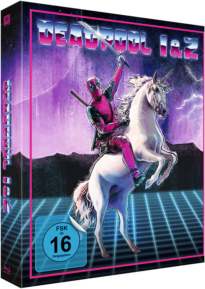 Deadpool 1+2 (3Blu-Ray+2DVD) (5Discs) - Limited Premium Edition - Digipack im Schuber