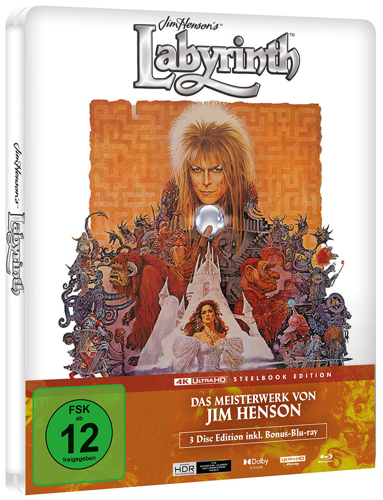 Die Reise ins Labyrinth (4K UHD+2Blu-Rays) - Limited SteelBook Edition