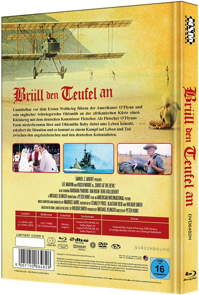 Brüll den Teufel an (Blu-Ray+DVD) - Cover H - Mediabook - Limited 99 Edition (Quermotiv) Brüll den Teufel an (Blu-Ray+DVD) - Cover H - Mediabook - Limited 99 Edition (Quermotiv)