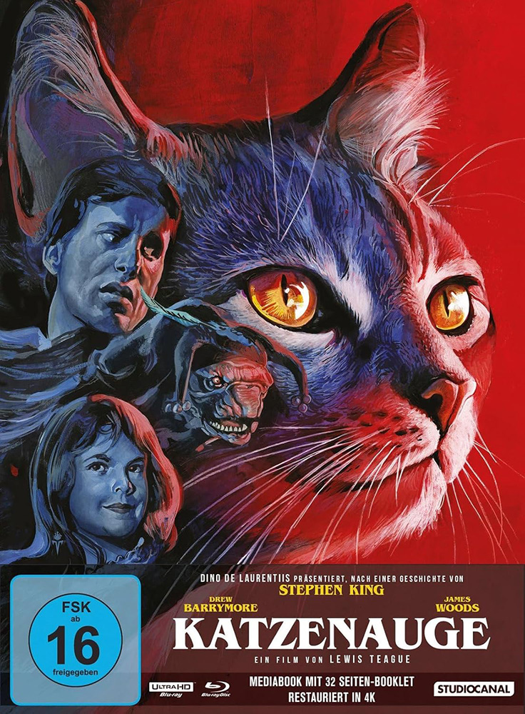 Stephen Kings Katzenauge (4K UHD+Blu-Ray) - Limited Mediabook Edition