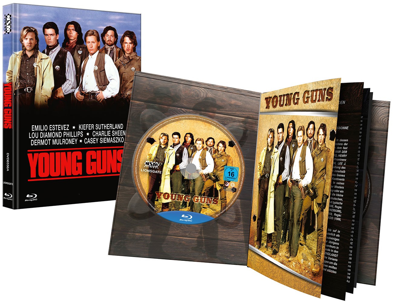 Young Guns (Blu-Ray+DVD) - Cover A - Mediabook - Limited 444 Edition