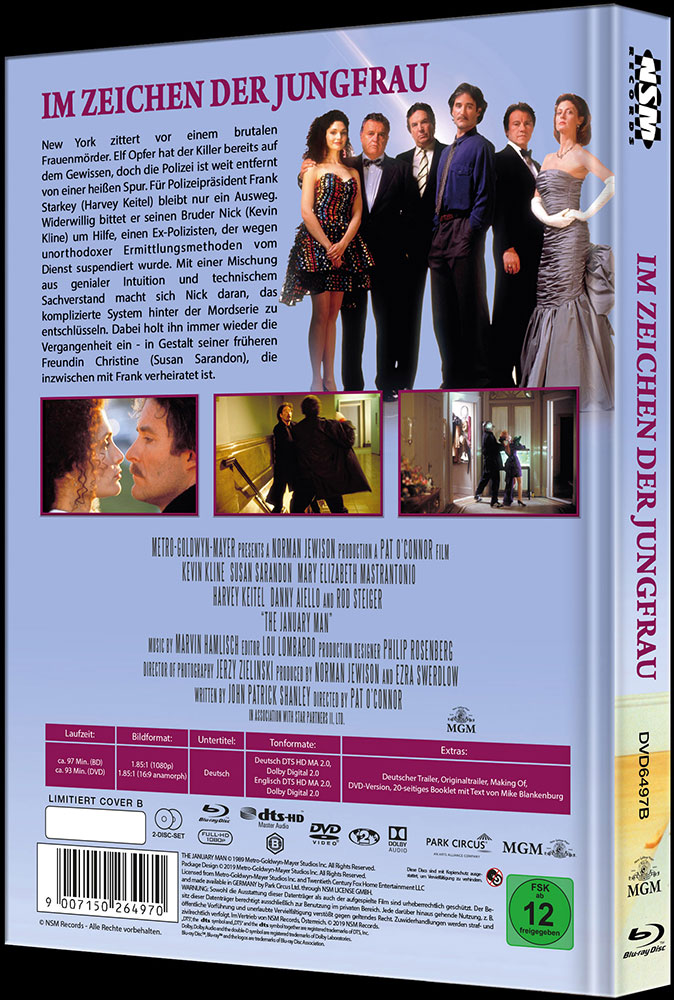 Im Zeichen der Jungfrau (Blu-Ray+DVD) - Cover B - Mediabook - Limited 111 Edition - Uncut
