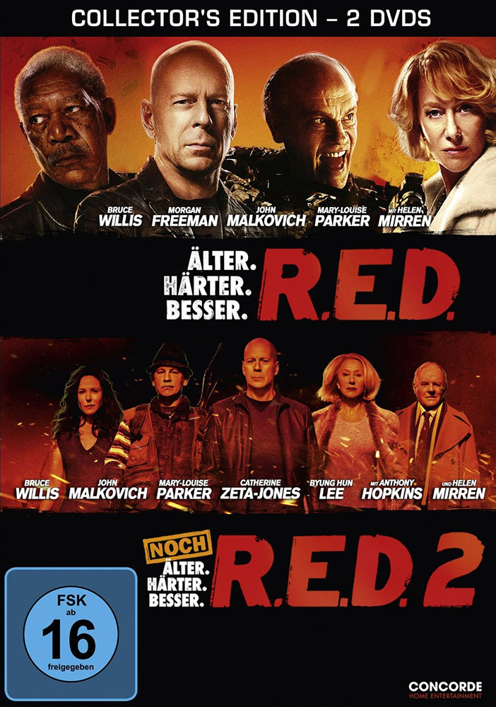R.E.D. 1&2 (2DVD)