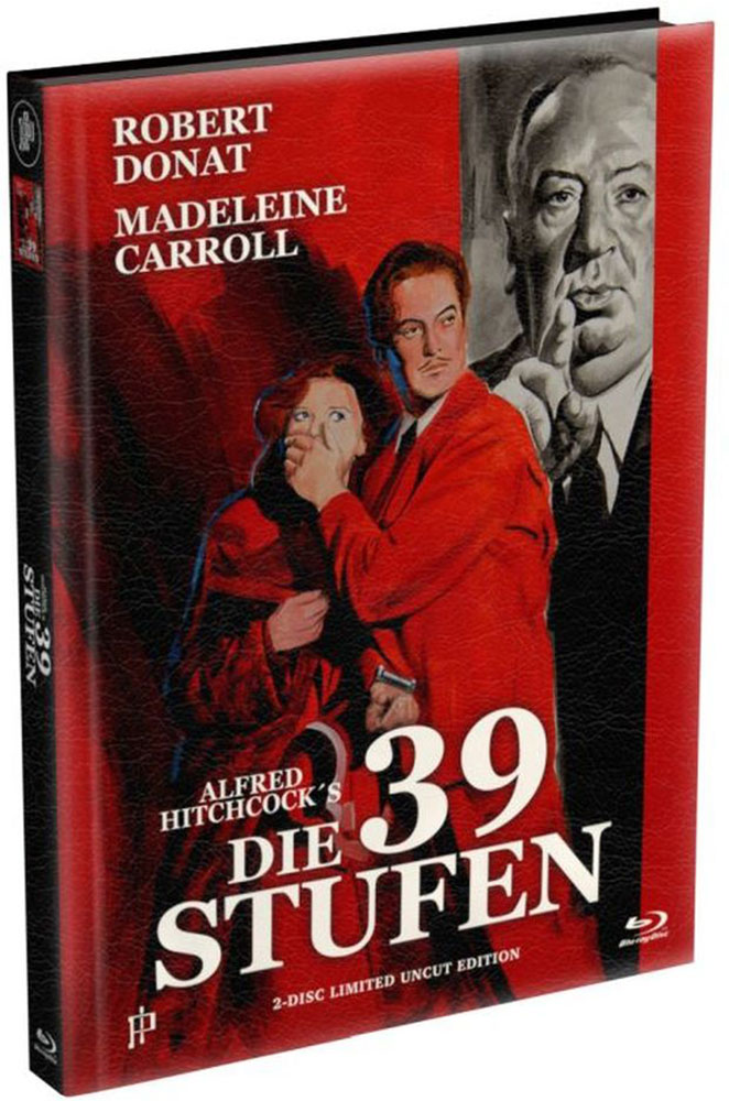 Die 39 Stufen (Blu-Ray+DVD) - Mediabook (Wattiert) - Limited 500 Edition - Alfred Hitchcock