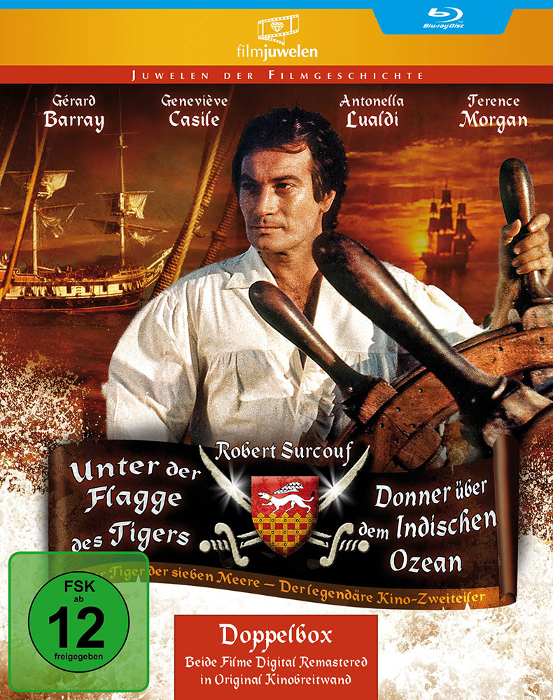 Unter der Flagge des Tigers / Donner über dem Indischen Ozean (Blu-Ray) (2Discs)