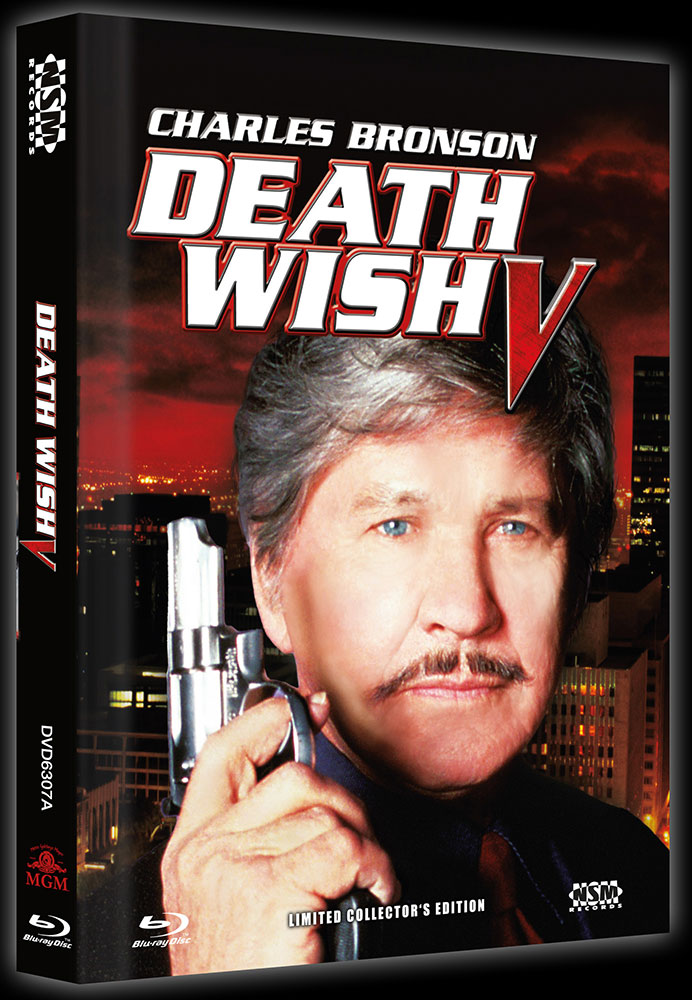 Death Wish 5 - Face of Death (Blu-Ray+DVD) - Cover A - Mediabook - Uncut - Limited 888 Edition