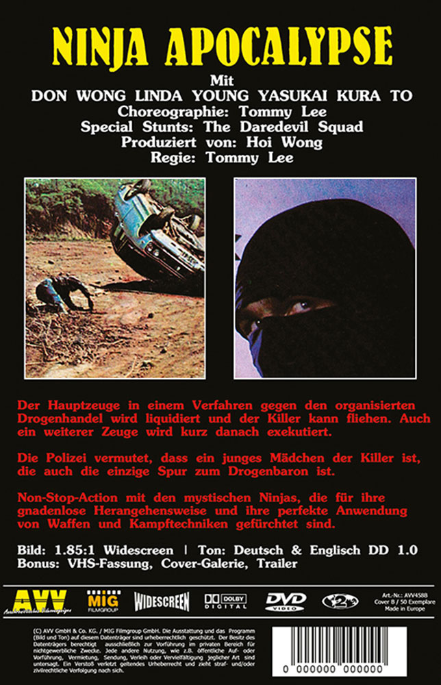 Ninja Apocalypse (Ninja - Die Kampfmaschine) - Cover B - große Hartbox - Limited 50 Edition Ninja Apocalypse (Ninja - Die Kampfmaschine) - Cover B - große Hartbox - Limited 50 Edition