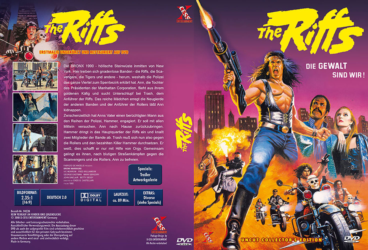 The Riffs 1 - Die Gewalt sind wir - kleine Hartbox - Uncut