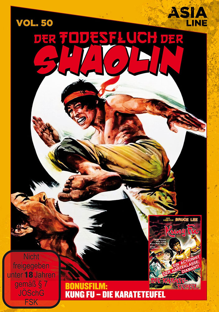 Der Todesfluch der Shaolin + Bonusfilm