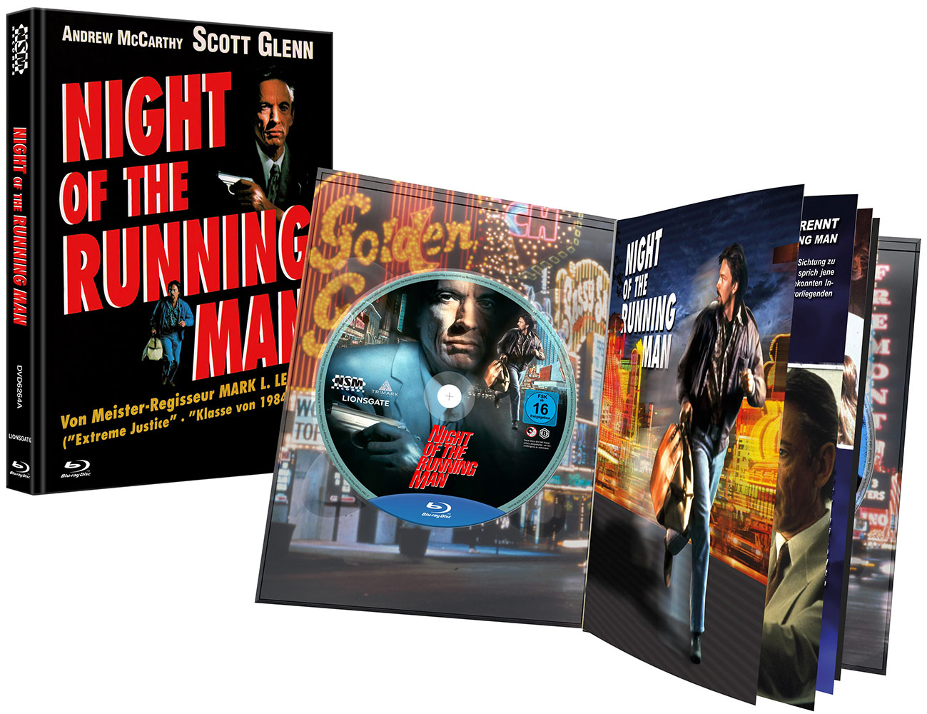 Night Of The Running Man (Blu-Ray+DVD) - Cover A - Mediabook - Uncut - Limited 444 Edition