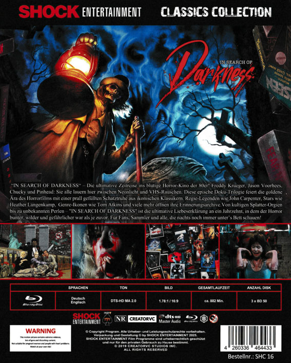 In Search of Darkness Part 1-3 (Blu-Ray) (3Discs) - Scanavo Box