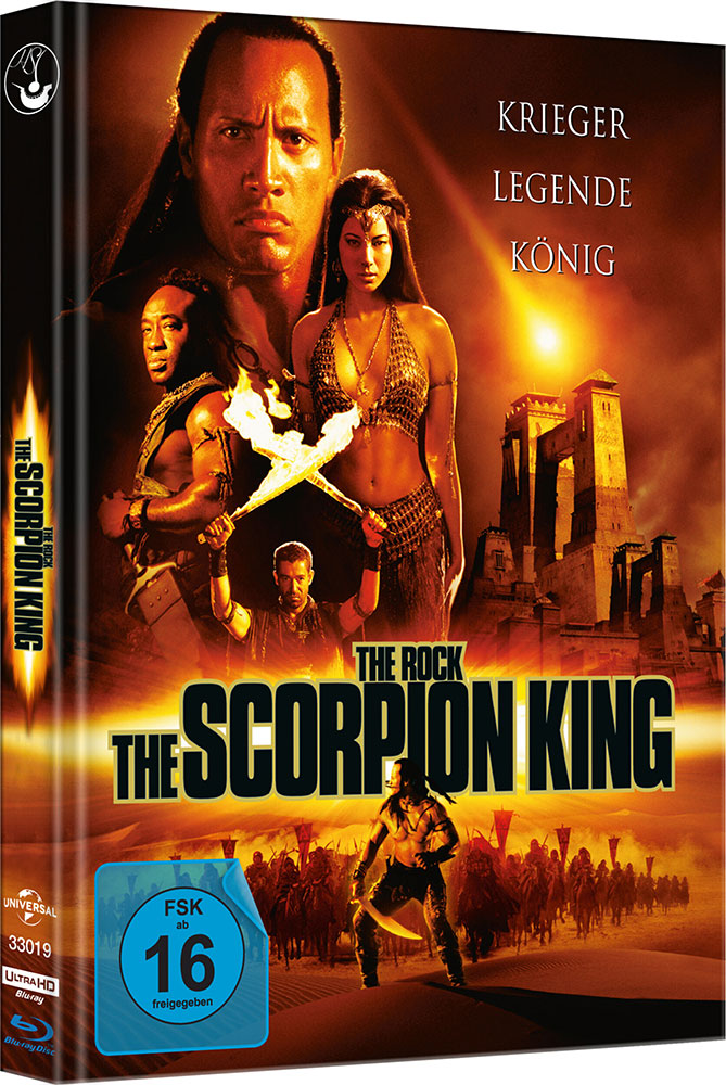 The Scorpion King - Cover B - Mediabook (4K UHD+Blu-Ray) - Limited 555 Edition