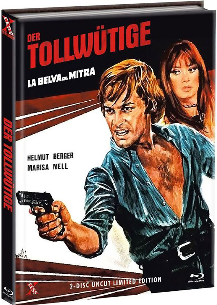 Der Tollwütige - Cover C - Mediabook (Blu-Ray+DVD) - Limited 333 Edition - Uncut