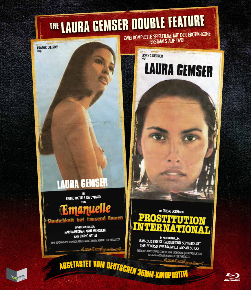 Laura Gemser Double Feature (Blu-Ray) (Emanuelle - Sinnlichkeit hat tausend Namen & Prostitution International)