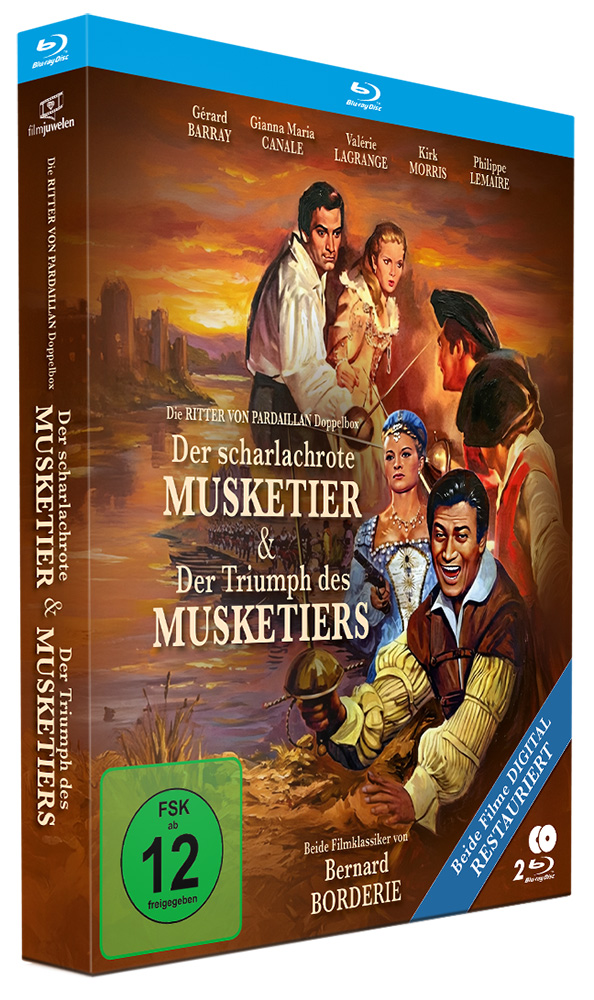 Die Ritter von Pardaillan Doppelbox: Der scharlachrote Musketier  & Der Triumph des Musketiers (Blu-Ray) (2Discs)
