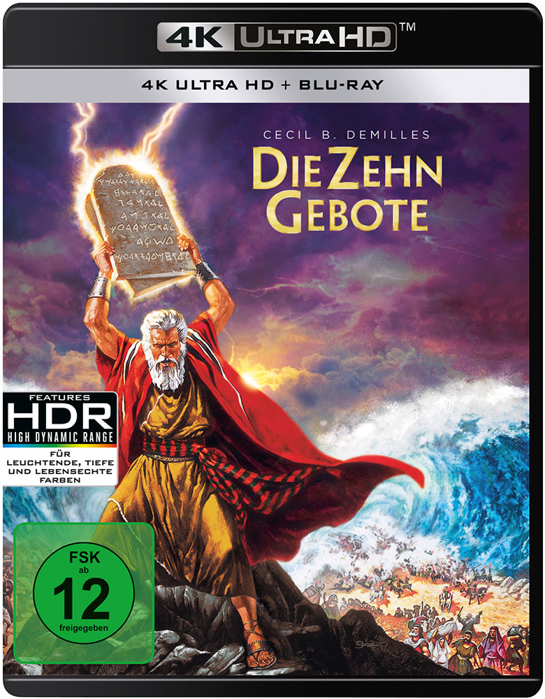 Die zehn Gebote (4K UHD+2Blu-Ray) (3Discs)