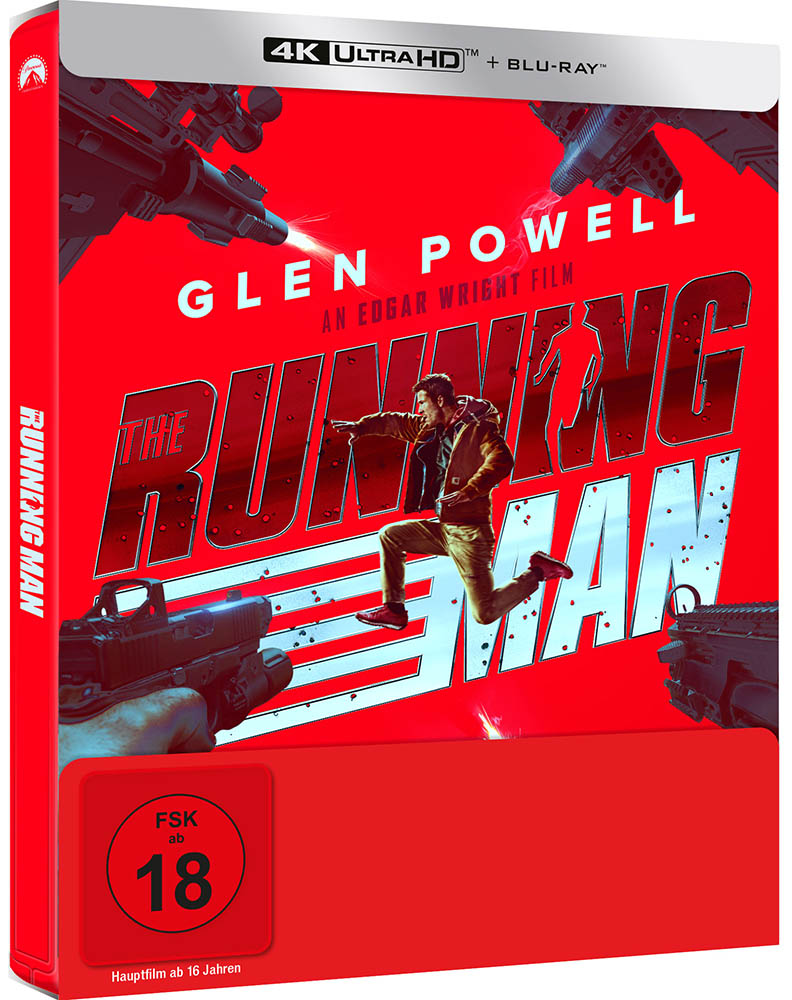 The Running Man (2025) (4K UHD+Blu-Ray) - Limited SteelBook Edition