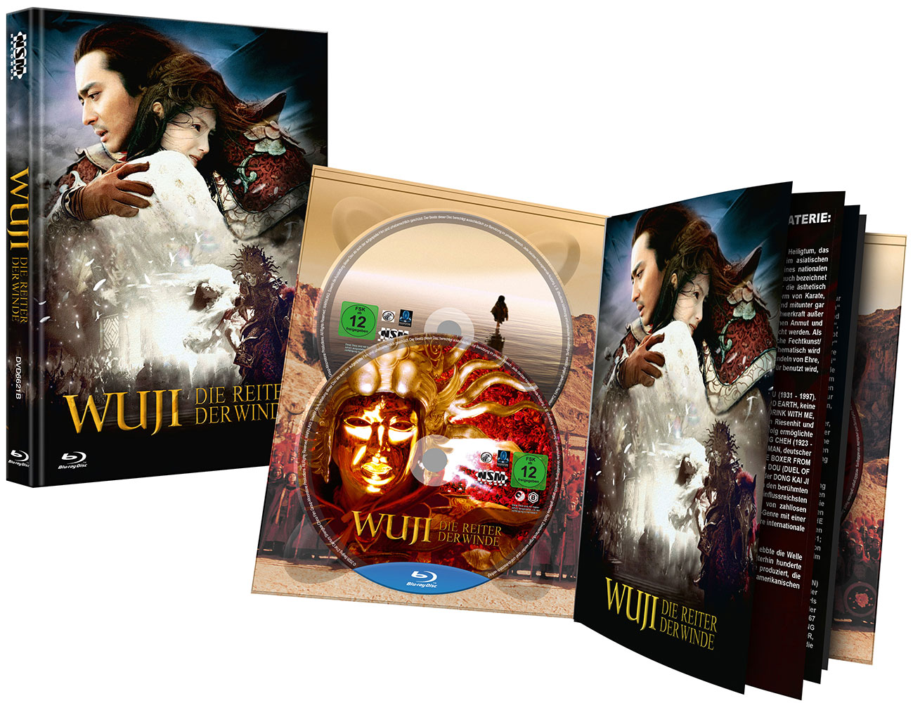 Wu Ji - Die Reiter der Winde (Blu-Ray+2DVD) - Cover B - Mediabook Limited 111 Edition + Langfassung Wu Ji - Die Reiter der Winde (Blu-Ray+2DVD) - Cover B - Mediabook Limited 111 Edition + Langfassung