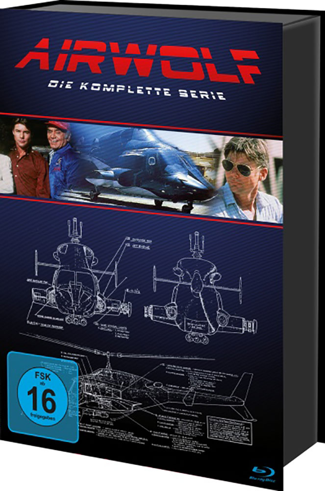 Airwolf - Die komplette Serie (Blu-Ray) (18Discs)
