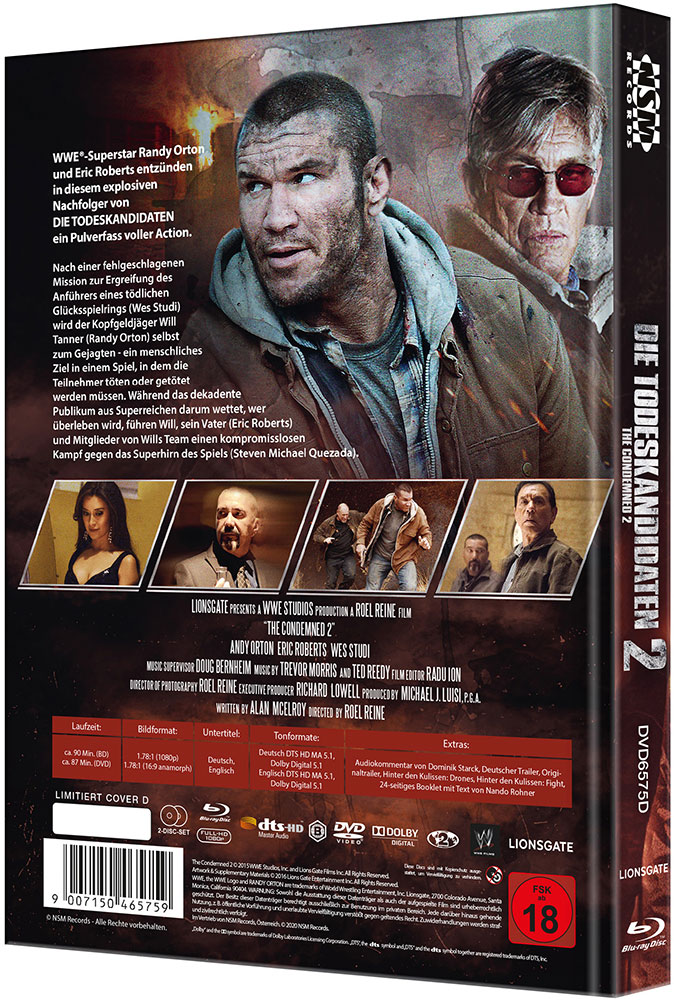 Die Todeskandidaten - The Condemned 2 (Blu-Ray+DVD) - Cover D - Mediabook - Limited 99 Edition Die Todeskandidaten - The Condemned 2 (Blu-Ray+DVD) - Cover D - Mediabook - Limited 99 Edition