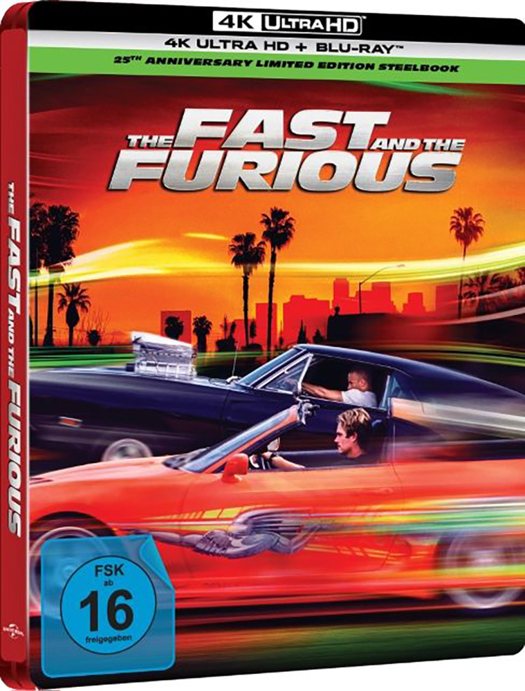The Fast and the Furious (4K UHD+Blu-Ray) - SteelBook - Limited Edition - 25th Anniversary Edition