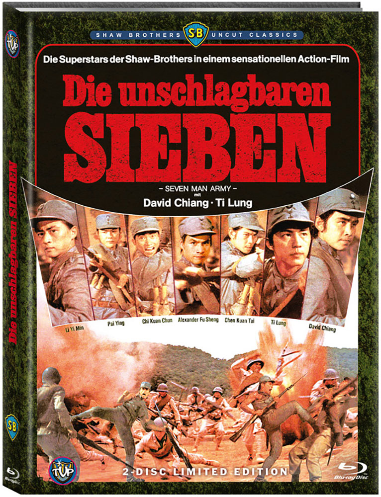 Die Unschlagbaren Sieben (Blu-Ray+DVD) - Mediabook - Uncut (30min länger als die dt. Kinofassung)