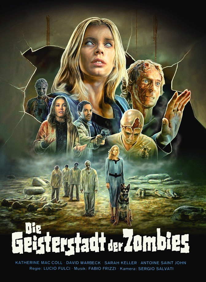 Über dem Jenseits - Die Geisterstadt der Zombies (4K UHD+Blu-ray+CD) - Cover D - Mediabook - Limited Edition