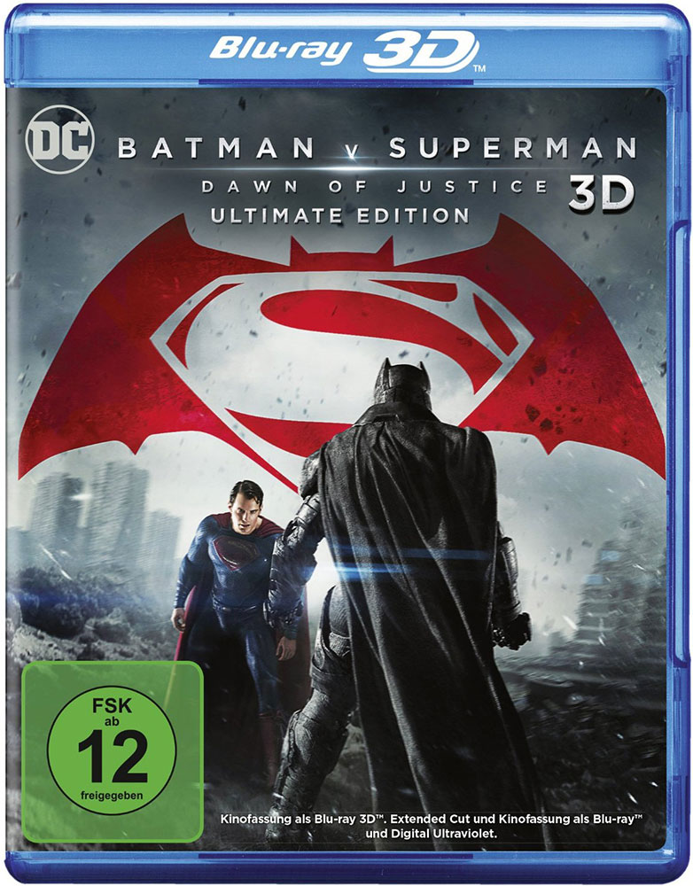 Batman v Superman: Dawn Of Justice (Blu-Ray 3D+Blu-Ray) (3Discs) - Ultimate Edition