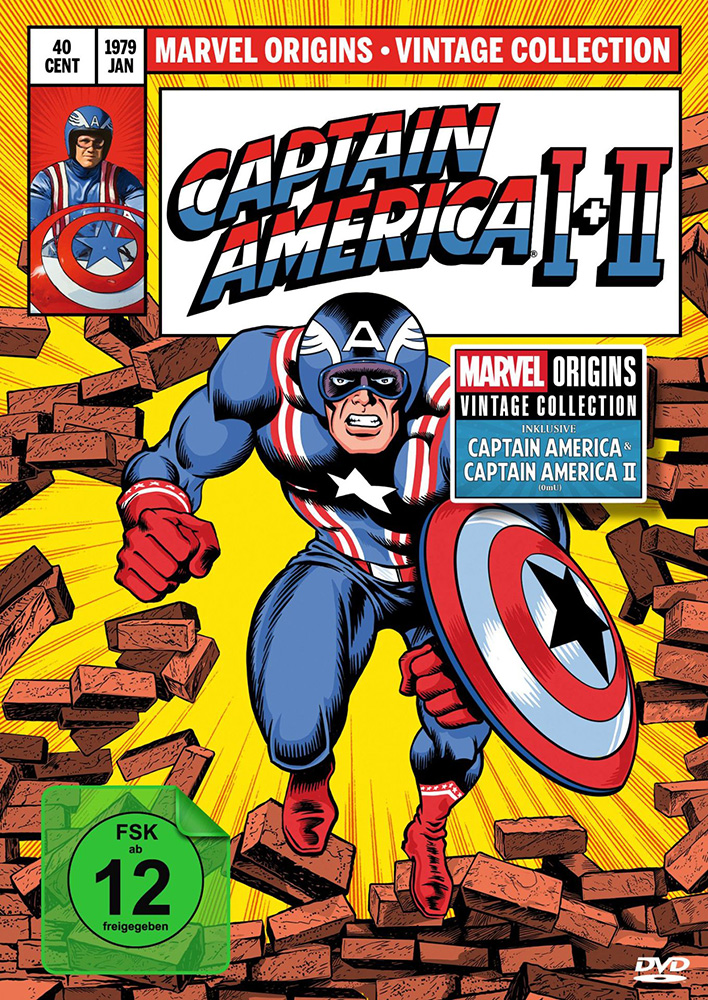 Captain America I+II - Marvel Origins (2DVDs)